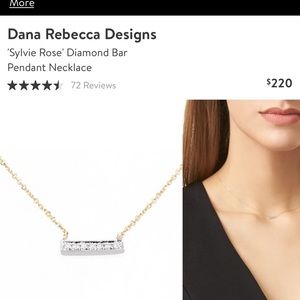 Dana Rebecca diamond bar necklace